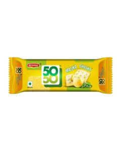 Britannia 50-50 Maska Chaska Salted Biscuits - 6x40.5gms Multipack