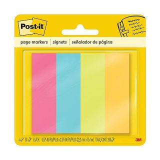 3M Sticky Note Pad, 1 x 3 (Pack Of 4)