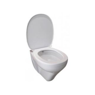 Cera Carat With Built In Jet Wall Hung Ewc P, Snow White