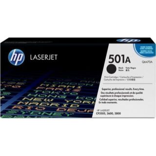 Hp 501A Q6470A LaserJet Toner Cartridge, Black