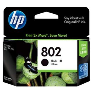 HP 802 L Ch563Zz Ink Cartridge, Black