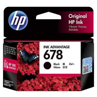Hp Cz108Aa 678 Ink Cartridge, Black