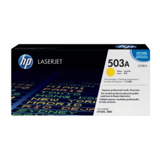 Hp Q7581 503A LaserJet Toner Cartridge, Yellow