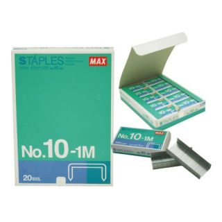 Max Stapler Pin No-10 (1Mm) (Pack Of 20 Box)