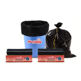 Plasto Garbage Bag, Jumbo (Pack Of 10)