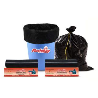 Plasto Garbage Bag, Large (Pack Of 15)