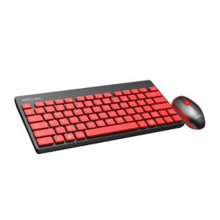 Portronics Key 2 Combo Multimedia Wireless keyboard & Mouse, Black & White