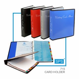 SPS 71 Visiting Card Holder, 600 Cards (Piping)