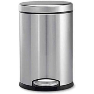 Stainless Steel Pedal Bins, 7 x 10