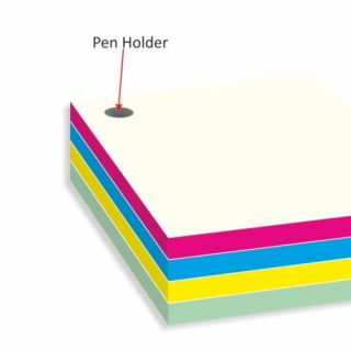 Anupam Colour Paper Cube, 8.5Cm X 8.5Cm (350 Sheets)