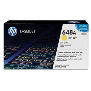 Hp Ce263A 648A LaserJet Toner Cartridge, Yellow
