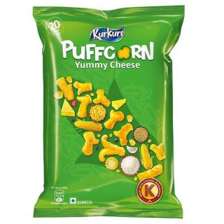 Kurkure Namkeen Puffcorn Yummy Cheese, 55Gm