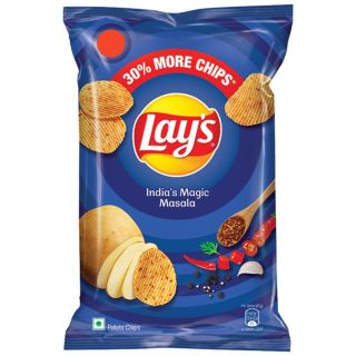 Lays Potato Chips India's Magic Masala, 52Gm (Pack Of 20)