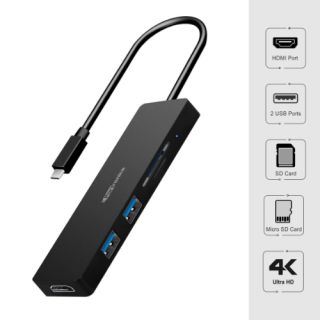 Portronics Mport 5C1 5-in-1 Type-C Hub