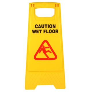 Caution Sign Board – Cleaning In Progress – ABS Plastic – Foldable - 24 Inch
