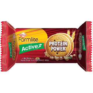 SunFeast Farmlite Active Protein Powder Biscuit, 100Gm (Pack Of 12)